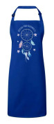 Blå Premium Köksförkläde Professionell Dreamer Dream Catcher Hippie Boho