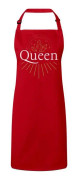 Premium Köksförkläde Röd Queen Esoteric Queen Spirit Princess