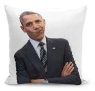 Kuddfodral 40x40 cm Barack Obama godkänner inte Moue President USA