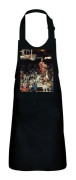 Barnförkläde 2 fickor kök Svart Michael Jordan Dunk Contest 1988 Reverse Basketball - High-end