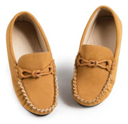 Pojkar Flickor Loafers Mjuka Slip On Liten Barn Oxford Klänning Flats Casual Båt S
