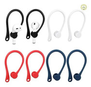 4-pack anti-drop sport öronkrokar tillbehör kompatibla med in-ear hörlurar öronhållare