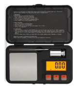 Köksvåg, 50 g/0,001 g digital fickvåg, 0,001 g precisionsvåg för mat, med 50 g viktkalibrering, pincett, tarafunktion, bakgrundsbelyst LCD