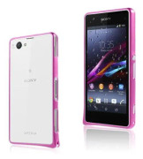 Remes Sony Xperia Z1 Compact Bumper - Varm Rosa