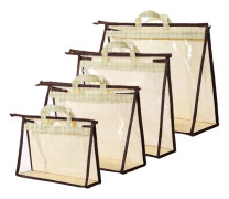 4-pack Tote Bag Dammskydd Väska Genomskinlig Plånboksorganisatör Organizer För Krig