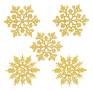 Snöflinga juldekorationer, 24 stycken snöflinga