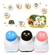 DIY Risbollverktyg Plast Sushiform Kreativ Sushiform 3 st Cartoon Sushiverktyg för Kök Hem Sushi Restauranger Camping Picknick