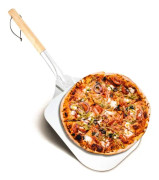 Pizzapusher, pizzaskal i aluminium, pizzaskal, pizzaskal med
