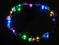 2 st Luminous Led Blomsterhårband