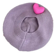 Berets Hat, Fashion Warm Beanie Cap för Flickor