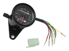 Motorcykelhastighetsmätare 1st Universal Motorcykelmätare Hastighetsmätare Signal Dubbel Digital Display