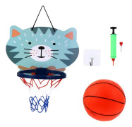 1 set basketkorgsram barn basketleksak minibasketnät pedagogiska leksaker