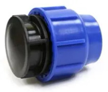 End Cap Ø32 Perla Blue