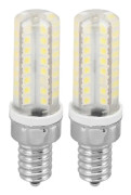 2 st 5W E14 LED-lampa 64 LED-lampor för skåp Bokhyllor Bordslampor AC 230V