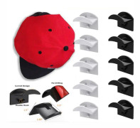 5x Självhäftande Hatthållare Klistermärke Hängare Hylla Vägg Baseball Cap Hook