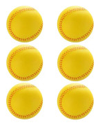 6-pack träningsbasebollar i skumgummi för barn