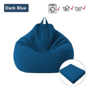 Lazy BeanBag Sofföverdrag utan Fyllning Lounger Sittpuff Sittsäck Asiento Soffa Tatami Stolsöverdrag