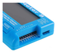 RC 8 Digital Batterikapacitetskontroll Servo Tester LCD-bakgrundsbelysning Li-ion NiMH Nicd