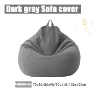 Överdrag Soffor Skydd puff Gigante Stolar Utan Fyllning Linne Tyg Lounger Sits Sittsäck Puff Soffa Tatami Puff Salong Puff Asiento