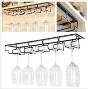 Hängande Glasställ - Vinglasställ med 5 Stänger för 10-15 Glas