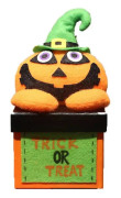 2 st Halloween godisburk presentförpackning Köpcentrum dagisdekoration, stil: fyrkantig ask