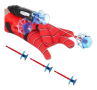 Spider-Man Web Shooting Leksaker för barn, Spider Children Plast Rollspel Launcher Glove Hero Movie Launcher med set