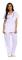 Dam Scrub Set Sex Pocket Medicinska Scrubbar (V-hals med Cargo