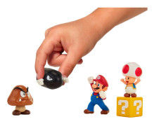 Jakks Pacific Super Mario Bros Diorama Acorns Plains Orange
