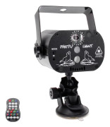 LED Mini Laserljus, RGB Flash Strobe, USB Magic Laserprojektor
