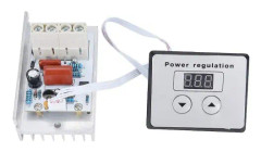 Dimmerbrytare, 10000w Scr Digital Spänningsregulator Hastighetskontroll Dimmer Termostat Ac 220v 80a