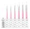 ZHUTING Pearl Rod Nylon Wool Chalk Set(6 PCS/Set Cherry Pink)