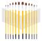 FANGAO Wolf Hao Oil Brush Set Watercolor Acrylic Art Painting Tools(Double Style)