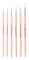 ZHUTING Pearl Rod Nylon Wool Chalk Set(6 PCS/Set Cherry Pink)