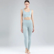 Yoga Set Dam Gym Kläder Kvinnlig Hög Midja Yoga Byxor Träningsdräkt Dam Fitness Kläder