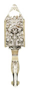Rostfria Absint-skedar Vintage ihålig design Malört Cocktail Filter Sked (Guld) gold