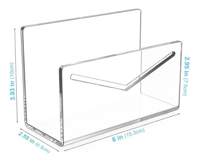 YX081 Acrylic Envelope Storage Display Stand