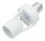 E27 360° PIR Rörelsesensor Lampsockel Glödlampshållare E27 Säkerhetssensor Rörelsesensor
