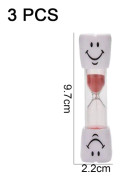 Borsttimer, 3 minuters tandborste timglas för barn, tand