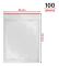 Transparent plastpåse 80x120mm Påse Set om 100 Zip Lock Påsar Plastpåse I Pålitlig Liten Transparent Påse I Polyetenpåsar för Organisering