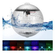 1 Stycke Solcellsdriven Flytande Dammlampa Badkarlampa LED Trädgård Damm