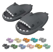 Molniga hajrutschbanor, molnhajar, 2022 Summer Cute Shark Slippe -