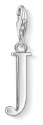 Charm pendant letter J