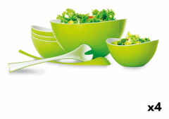 Servissats Kitchen Tropic (7 Delar) (4 antal) Grön Sallader