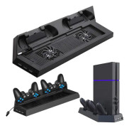 IC Stativ Kylfläktstation för Playstation, PS4 Pro Vertikal