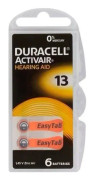 6 DURACELL ACTIVAIR 13 batterier