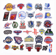 35 stycken basketlag logotyp broderi patch datorbroderi