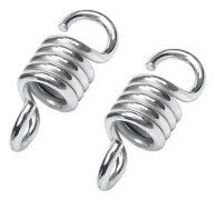 2 st Heavy Duty Spring Hängmatta Stol Spring Porch Swing Springs Krok Upphängning Swing Förlängningsfjäder för hängmatta, boxningsväska, hängande