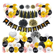Studentfest Dekorationer Studentexamen Ballongset Scenarrangemang Ballong