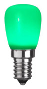 LED-Lampa Päron, Plasthölje Grön E14 10lm 0,9W