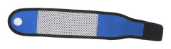 Självuppvärmande magnet handledsstöd Vinter Håll varmt band Sport Turmalin handledsband (svart blå)